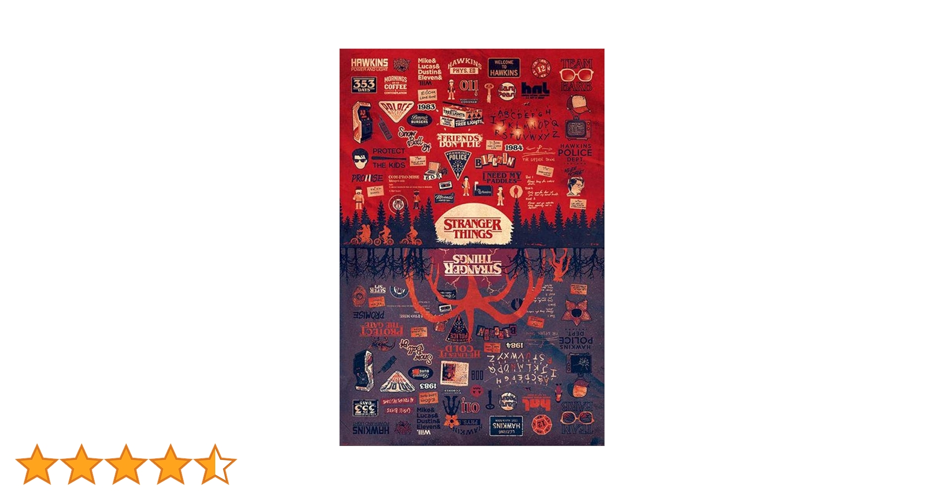 Amazon.co.jp: STRANGER THINGS ストレンジャーシングス UP SIDE